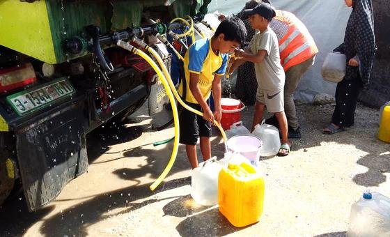 gaza:-unicef-mourns-seven-children-killed-queuing-for-water